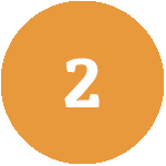 sunflower gold circle with number 2