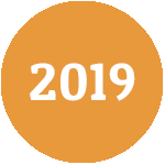 2019 in sunflower gold circle