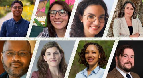 Headshots of panelists for the Climate Disasters: Stories of Resilience and Preparedness roundtable
