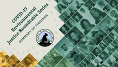 Covid-19 Environmental Justice Roundtable Series Report Cover