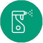 Spray bottle icon representing pesticides