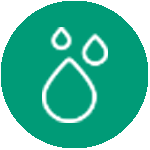 Drops of water icon