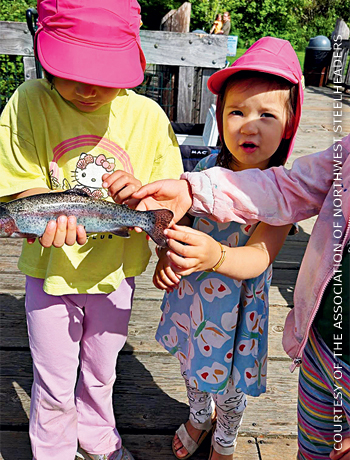An image of fishing workshops in Oregon.