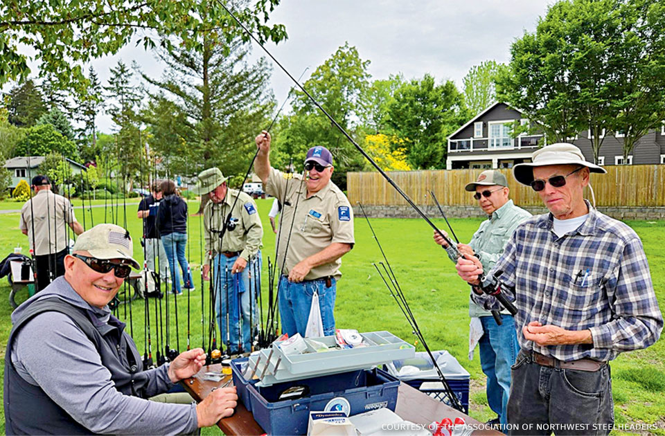 An image of fishing workshops in Oregon.