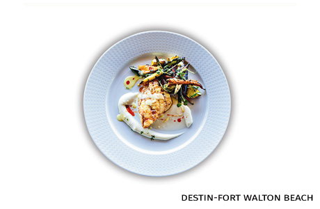An image of a lionfish dish from Brotula’s Seafood House & Steamer restaurant.