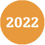 2022 in sunflower gold circle