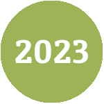 2023 in moss green circle