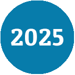 2025 in blue circle